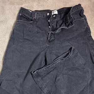 Dark Gray Agolde Denim Jeans